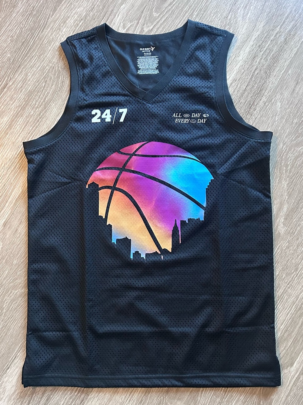 Old Navy Active Boys Mesh Basketball Tank Top Blackjack NWOT XL 14/16